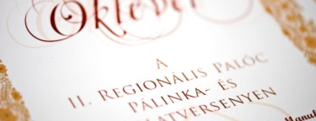 II. Regionális Palóc Pálinka- és Párlatverseny